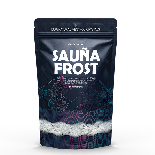 Sauna Frost, påse med 25 g mentolkristaller